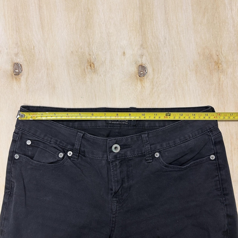 Lucky Brand Lolita Boot Jeans Womens 8 Charcoal Wash Gray Bootcut Mid Rise Denim - Picture 4 of 10